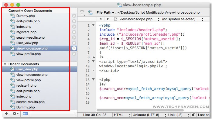 Fix Sidebar View Missing in TextWrangler in Mac OS X