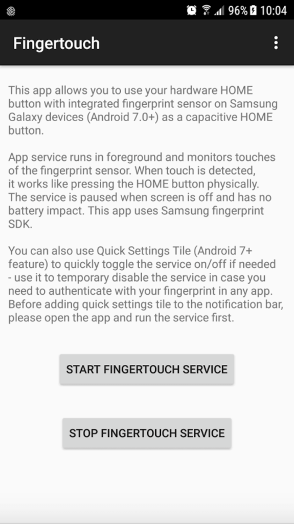Make Fingerprint Sensor on Samsung S7 Capacitive Without Root