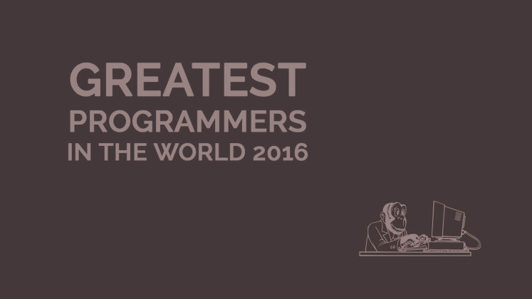 GREATEST PROGRAMMERS IN THE WORLD 2017