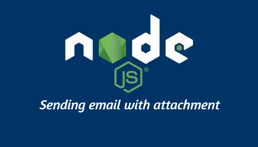 Node js Send Email Through Gmail with Attachment Example