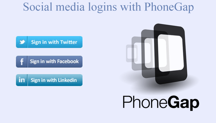 Social media logins with PhoneGap