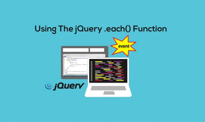 USING THE JQUERY .EACH() FUNCTION