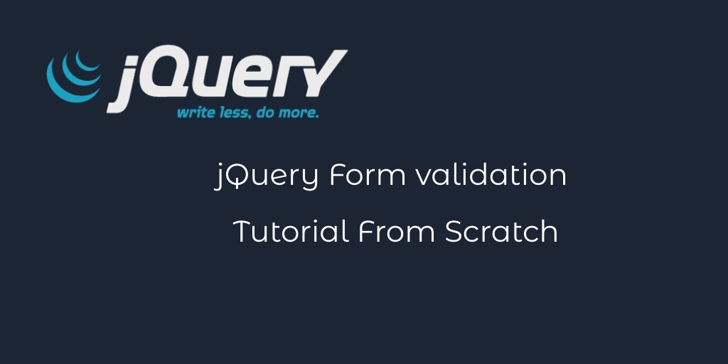 Registration form validation using jquery validator