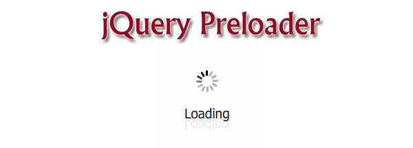Simple jQuery Preloader for Websites