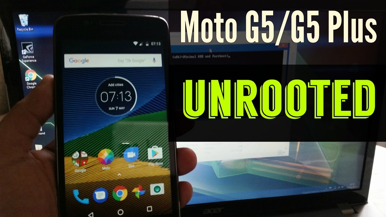 How to Unroot Moto G5 Plus and Install Stock OS [Video Tutorial]